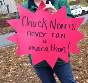 TCS NYC Marathon 2014 "Chuck Norris"